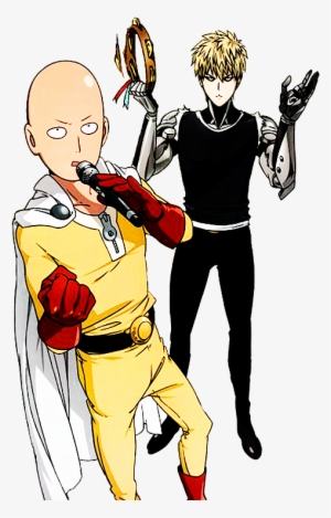 “ Transparent Saitama And Genos Made By Me From The - One Punch Man Official Art