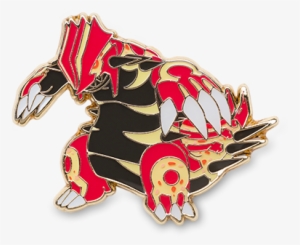 Primal Groudon Pin With 3 Booster Packs - Pokemon Pin Primal Groudon