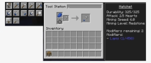 Tool Station Gui - Tool Station Minecraft