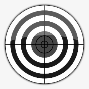 bull's eye, target, butt, object, aim, crosshairs - laser tag target clipart