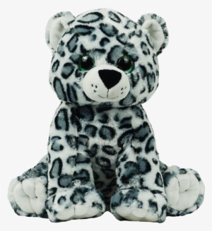 16″ Snow Leopard - My Bear Storm Snow Leopard 16" Baby Heartbeat Bear