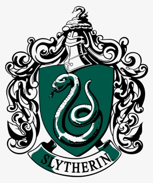 Harry Potter Slytherin Crest Juniors V Neck T Shirt - Slytherin Crest Black And White