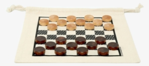 Mini Checkers & Tic Tac Toe Game-bag Set - Game
