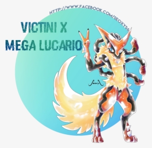 Victini X Mega Lucario By Seoxys6 On Deviantart - Pokémon