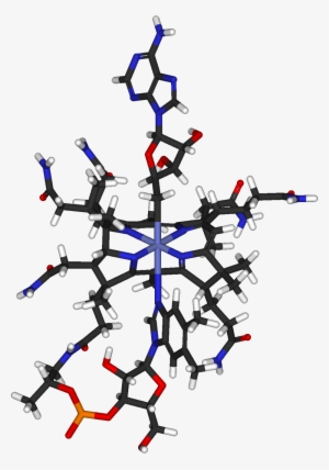 Cobamamide 3d Sticks - Vitamin B12 Structure 3d