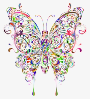 Monarch Butterfly Abstract Art Line Art Visual Arts - Abstract Butterfly