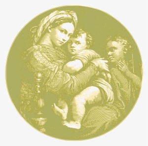 This Free Icons Png Design Of Madonna Della Seggiola