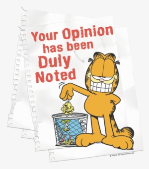 Garfield Duly Noted Men's Tank - Garfield Your Opinion Has Been Duly Noted