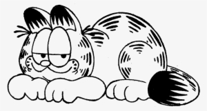 Garfield By Predaguy On Deviantart Clip Art Free Library - Garfield Clipart Black And White