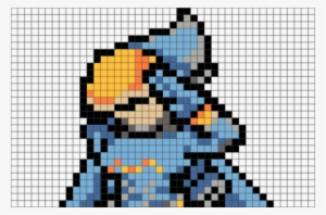 Overwatch Pharah Pixel Art - Pixel Art Overwatch Pharah