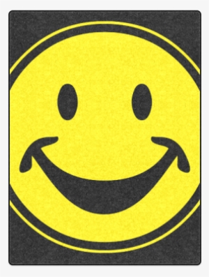Funny Yellow Smiley For Happy People Blanket - M2o Musica Allo Stato Puro