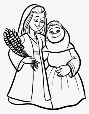 Ruth And Naomi Coloring Pages Awesome Ruth And Naomi - Ruth And Naomi Cartoon
