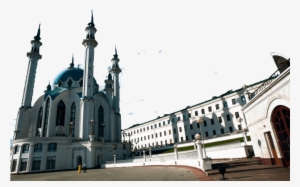 Best Hand-drawn Cartoon Style Russia Png - Kazan Kremlin, Qolsharif Mosque