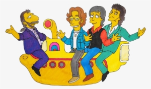 Picture Library Stock Submarino Pinterest Art Add - Simpsons Beatles Png