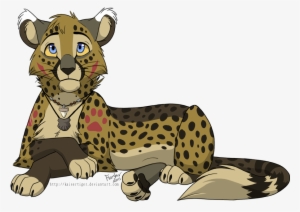 Drawn Cheetah Lion King - Fire Cheetah