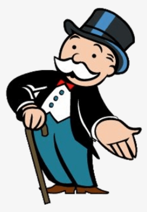 Monopoly Banker Old Version - Monopoly Man Transparent PNG - 400x400 ...