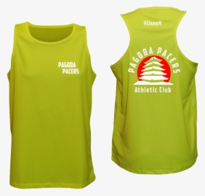 Men's Reflective Tank Reading Pagoda Pacers - High Vis Tank Top