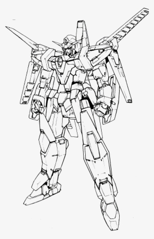 Gundam Drawing - Gundam Line Art