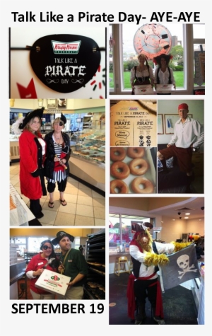Krispykreme Pirate Day Sept - Low Calorie Alcoholic Drinks