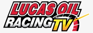 On Dark Backgrounds - Lucas Oil Racing Tv Logo
