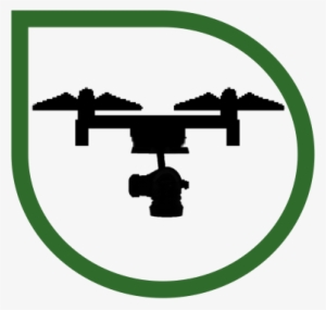 Green Drone Icon - Unmanned Aerial Vehicle