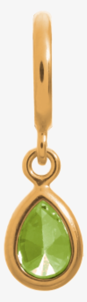 Peridot Drop Gold - Endless Peridot Drop Gold Charm