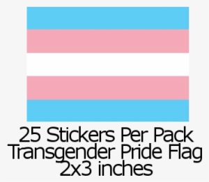 Trans Transgender Pride Flag Sticker, - Bisexuality