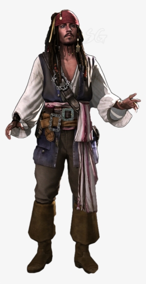 Pirates Of The Caribbean Clipart Transparent Background - Captain Jack Sparrow Transparent