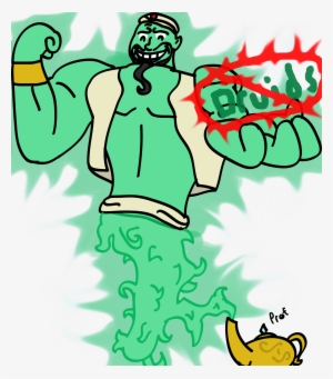 Inktober Ghirro The Genie Png Dnd Water Genie - Water