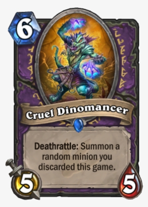 Image Of Cruel Dinomancer Hearthstone Card - Blade Of C Thun
