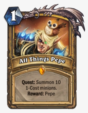 All Things Pepe - Hearthstone Un Goro Quests