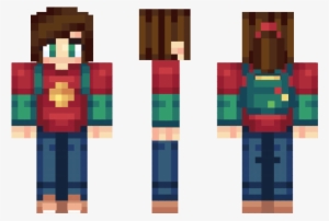 The Last Of Us Minecraft Skin Awesome Minecraft Skins, - Ellie The Last Of Us Skin Minecraft