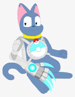 Cyber Claw Riolu - Bluecat Riolu Star Cat