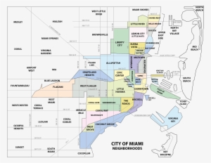 Mapa De Zonas De Miami
