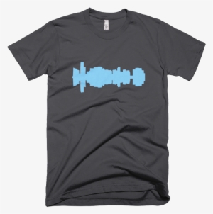 City Skyline Audio Wave T-shirt - Lacrosse Stick Tshirt Version 4