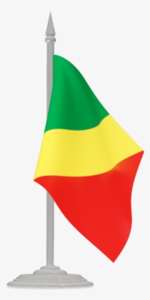 Congo Brazzaville Flag - Serbian Flag Pole Png