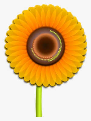 Sun Flower Svg Vector File, Vector Clip Art Svg File - Sun Flower Clip Art Hd