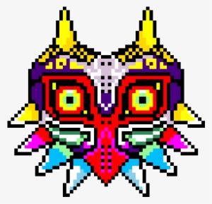 Majora's Mask - Legend Of Zelda Pixel Art