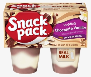 Chocolate Vanilla - Snack Pack Chocolate Pudding