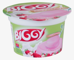 Biggy Strawberry Pudding 110 Gr - Biggy Pudding Pg