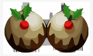 Small - Christmas Puddings Vector