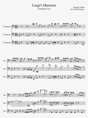 Luigi's Mansion Sheet Music Composed By Kazumi Totaka - Band Of Brothers Theme Sheet Music