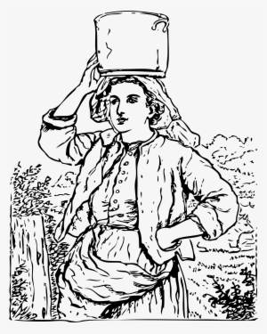 This Free Icons Png Design Of Milk Maid