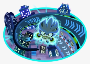 Silver The Hedgehog From The Sonic The Hedgehog Game - Silver