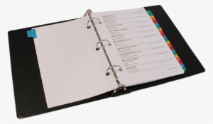 Open Binder - All-pro Software 5015 Small 3-ring Binder