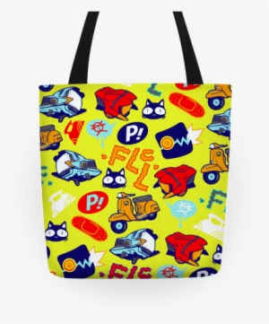 Flcl Anime Pattern Tote