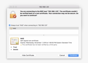 Microsoft Remote Desktop Mac Always Trust Certificate - Remote Desktop Software