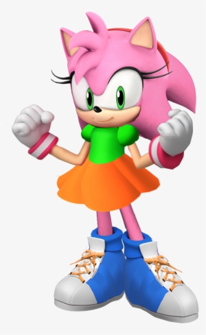 3d Amy Rose Classic Clothing By Thearenddude - Amy Rose The Rascal