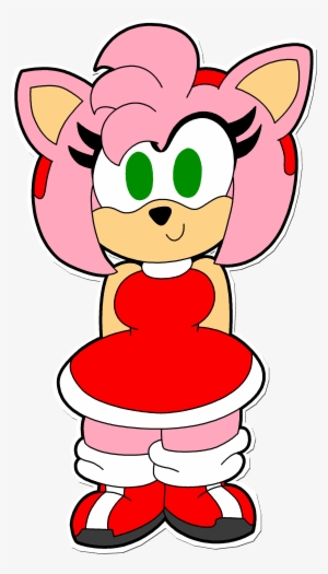 This Is My Most Recent Amy Rose Fan Art - Amy Rose Thicc