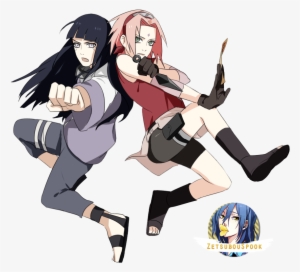 Hinata Transparent Sakura Picture Royalty Free Library - Naruto The Last Sakura And Hinata